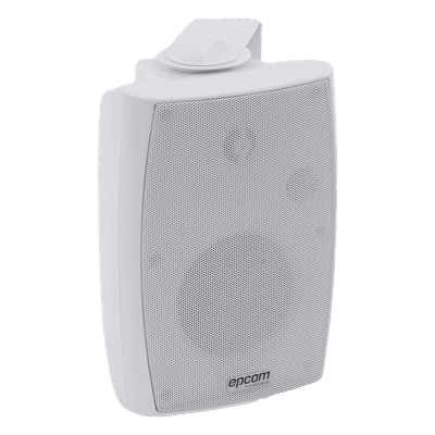 Altavoz de Pared / 2 Vías / 70V/100V / 8 Ohms / 2.5W - 20W / Woofer 4 in + Tweeter 1.5 in / IP Resistente a Humedad