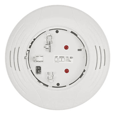 Base Sonora Direccionable / Volumen Seleccionable 75/85 dBA / Tono Temporal 3, 4 o March Time / Color Blanco / Terminales SEMS 14-12 AWG