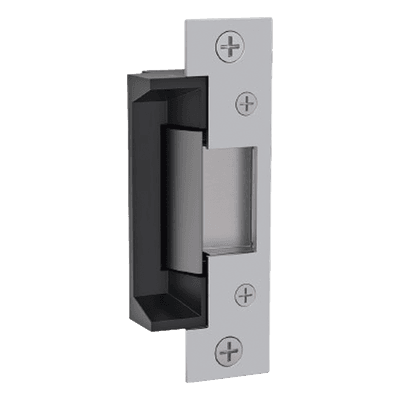 Contrachapa Eléctrica / Perfil Bajo 1-1/16 pulgadas / Doble Voltaje 12/24 VDC/VAC / Fuerza Estática 1,500 lbs / 1 Millón de Ciclos / UL 1034 y UL 294