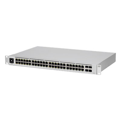 Switch PoE / 48 Puertos Gigabit / 32 Puertos PoE+ / 4 SFP 1G / 195W / 104 Gbps / 1U Rack / 1.43 x 11.22 x 17.41 pulgadas