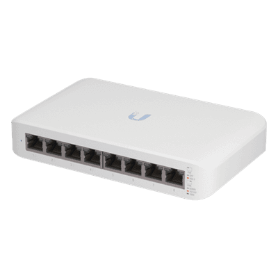 Switch Administrable PoE / 8 Puertos Gigabit / 4 Puertos PoE+ 802.3at / 52 W / 8 Gbps / Compacto