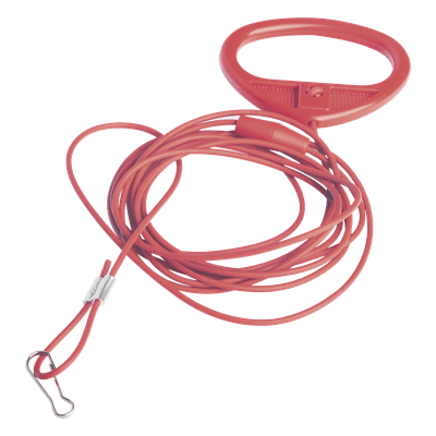 Tirador de Emergencia para Baño Hospitalario / Cordón Antibacteriano 2 m (6.6 ft) / Broche Antiestrangulamiento / Activación Desde el Suelo