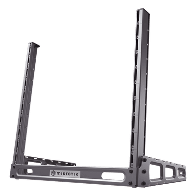 Rack de Escritorio 19" / 10U / Aluminio Ligero / Ángulo Ajustable / Mesa o Suelo
