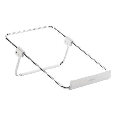 Soporte para Laptop / Plegable / Ajustable 87-132 mm / 11''-16'' / Carga 20 kg / 110g / Acero y Silicona / Plata