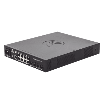 Switch PoE Capa 2/3 / 8 Puertos Gigabit PoE / 4 SFP+ 10 Gbps / Rendimiento 96 Gbps / PoE Budget 200W / Zero-Touch Provisioning