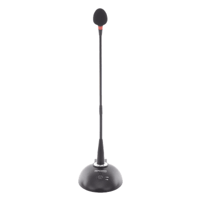 Micrófono de Escritorio Cuello de Ganso / Condensador Cardioide / Phantom +48V / Salida XLR Balanceada / Cable 8 m (26.2 ft)