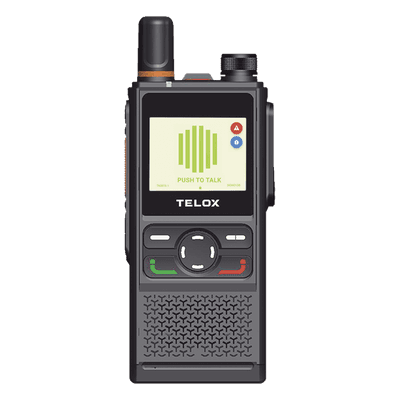 Radio PoC 4G LTE / Audio 3W / Cancelación de Ruido / IP67 / Batería 4000 mAh 48 hrs / Doble SIM LTE Global / Pantalla 2" / Android 8.1