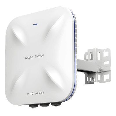 Punto de Acceso Mesh Wi-Fi 6 / Banda Dual 5.95 Gbps / MU-MIMO 4x4 / Omnidireccional 360° / Puerto 2.5G PoE y SFP / Exterior Industrial