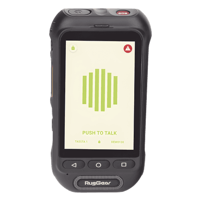 Kit de Radio PTT / Servicio Avanzado 12 Meses / GPS y Mapa / Altavoz 105 dB / Batería 3000 mAh