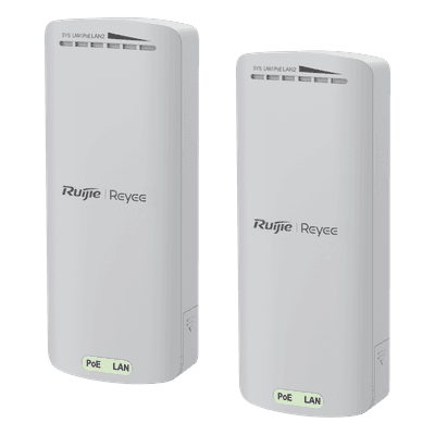 Kit Enlace Inalámbrico / 2.4 GHz / 300 Mbps / Alcance 500 m (1640 ft) / IP55 / 2x2 MU-MIMO / Dual LAN