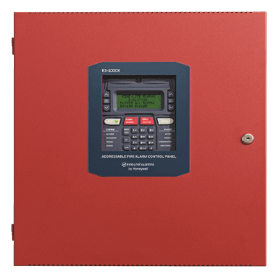 Panel de Control de Incendio Direccionable / 318 Puntos por Lazo SLC / Expandible a 954 Puntos / 4 Circuitos NAC / Pantalla LCD 80 Caracteres / Sin Comunicador