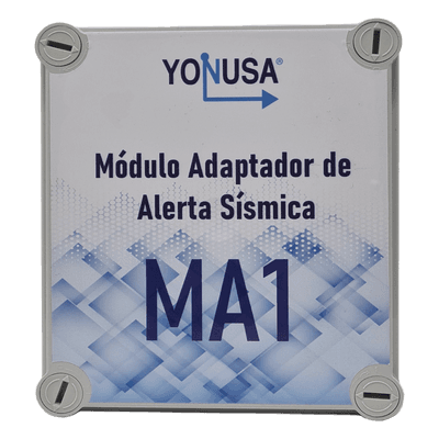 Módulo Adaptador para Alerta Sísmica / Fuente 13.5VDC 2A / Respaldo 7 Días / Entrada AC 127/220V / Conector 3.5 mm