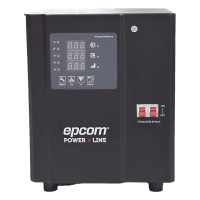 Regulador de Voltaje Industrial / 3 kVA / 3 kW / Monofásico Ferroresonante / Entrada 96-144 Vca / Salida 117.6-122.4 Vca / Estabilización ±2%