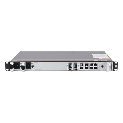 OLT GPON / 4 Puertos GPON C+ / 4 Puertos Uplink 10GE/GE / Hasta 256 ONTs / Switching 95 Gbit/s / Doble Fuente AC / 1 UR