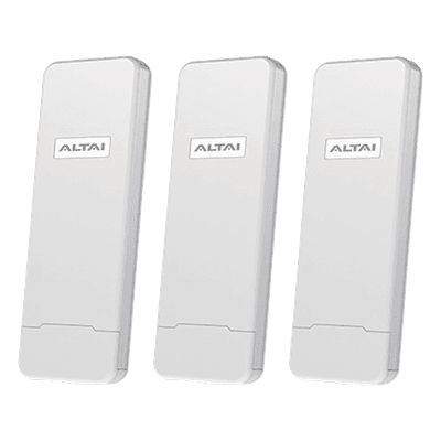 Kit WiFi Hotspot Comunitario / Cobertura 800 m (2,625 ft) / 128 Usuarios por AP / 300 Mbps / MIMO 2x2 / 29 dBm