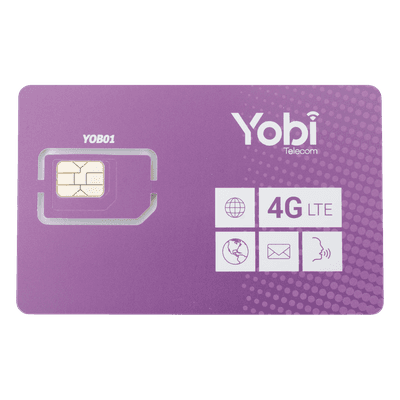 SIM de Datos / 10 GB Mensuales / 12 Meses de Servicio / 2G 3G 4G 5G / Roaming EU y Canadá 15 días