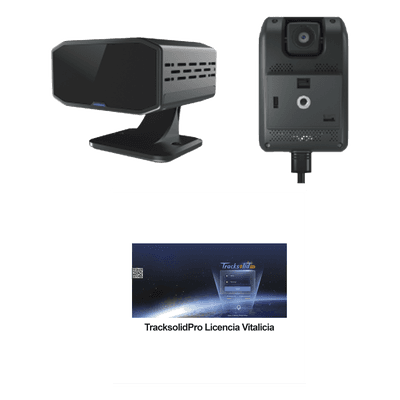 Dashcam Dual IP / 4G / ADAS / DMS con IA / Comunicación Bidireccional / Licencia Plataforma Incluida