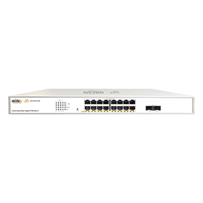 Switch Administrable PoE / 16 Puertos Gigabit PoE af/at / 2 SFP / 36 Gbps / Presupuesto PoE 240 W / Cloud Gratuito