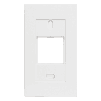 Marco para caja americana / Montaje vertical y horizontal / IP20 / Termoestable con bastidor metálico / Blanco