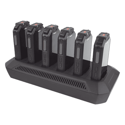 Multi-Cargador de Escritorio / 6 Ranuras / 5V 2A por Puerto / 100-240V / 1.05 x 0.49 x 0.18 pies