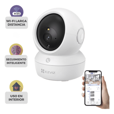 Cámara PT IP / 3K 5 Megapixel / Visión Nocturna Color 10 m (32.8 ft) / Wi-Fi Dual-Band / Audio Bidireccional / Rotación 340°