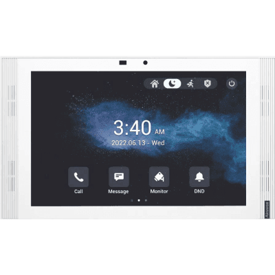Monitor Táctil IP / 10" IPS LCD / Android 12 / Wi-Fi 6 / PoE 802.3af / 8 Entradas de Alarma / SIP / Gestión Cloud