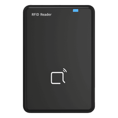Lector de Tarjetas de Escritorio / Multi-Frecuencia 125 kHz y 13.56 MHz / BLE / NFC / USB Plug and Play / Compatible Windows e iOS