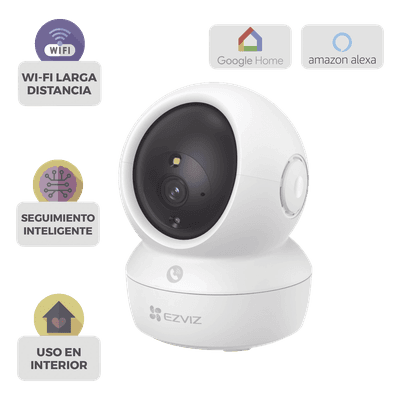 Cámara PT IP / 3 Megapixel / Wi-Fi Dual Band / Zoom Óptico 4x / IR 10 m (32.8 ft) / Audio Bidireccional / MicroSD 512GB