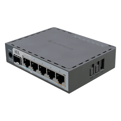 Router / 5 Puertos Gigabit Ethernet / Puerto SFP 2.5G / Dual-Core ARM 950 MHz / 512 MB RAM / PoE-In y PoE-Out / Montaje en Pared