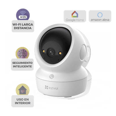 Cámara PT IP / 4K 8 Megapixel / Wi-Fi Dual 2.4/5 GHz / Visión Nocturna Color 10 m (32.8 ft) / Audio Bidireccional / Seguimiento Automático