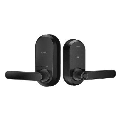 Cerradura Inteligente Wi-Fi / Escáner de Huella Digital / Teclado Táctil / 5 Métodos de Acceso / 8 Baterías AA / Puertas 35-55 mm / Normalmente Abierto 5-3600 s / IP65