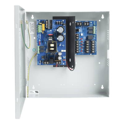 Fuente de Poder con Respaldo / 12-24 Vcc / 6 A / 72 W / 5 Salidas PTC / 115 Vca / 0°C a 49°C