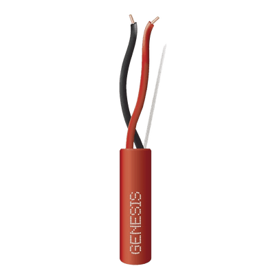 Cable para Incendio / 2x16 AWG / FPLR / Bobina 305 m (1000 ft) / Rojo