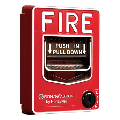 Estación Manual de Alarma Direccionable / Doble Acción / Montaje Semiencastrado o Superficial / 24 VCC / 139 x 104 x 35 mm