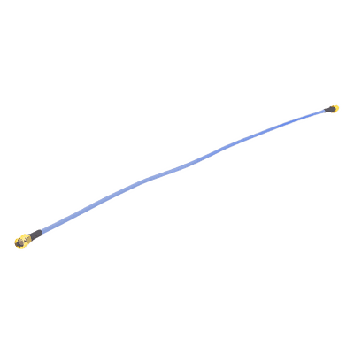 Cable Jumper / 50 cm (1.64 ft) / SMA-Macho Inversos / Hasta 6 GHz / Cobre-Plateado