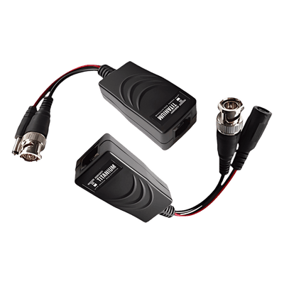 Kit de Transceptores Activos TURBO HD / Conversión 36/24 Vcc a 12 Vcc Regulados / Transmisión 200 m (656.2 ft) / Compatible HD-TVI, HD-CVI, AHD, CVBS / UTP Cat5e/6